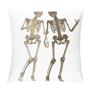 Personality  3 D Skeletons - Friends For Ever Pillow Covers