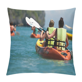 Personality  Kayaking Pillow Covers
