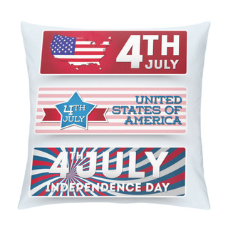 Personality  USA Independence Day Symbols Pillow Covers