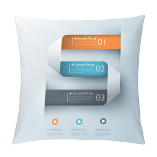 Personality  Elements Of Infographics., Vector Illustration Pillow Covers