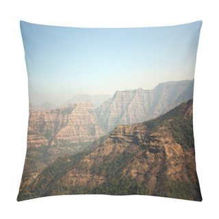 Personality  Sahyadri Mountains Background Pillow Covers