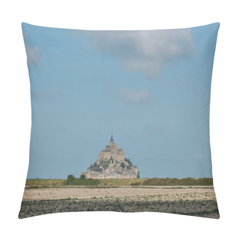 Personality  Beautiful View Of Famous Mont Saint Michel, Normandy, France  Pillow Covers