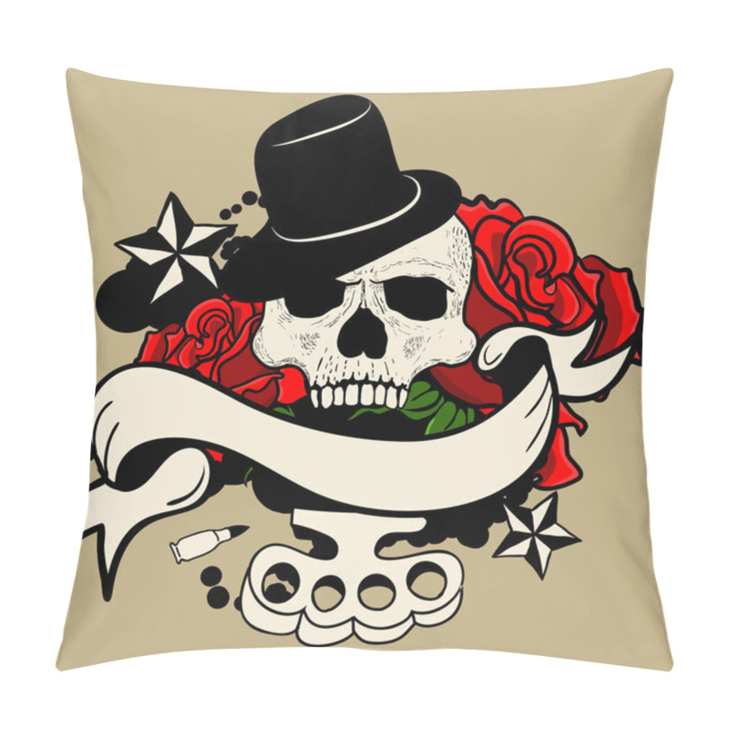 Personality  old school tatoo pillow covers