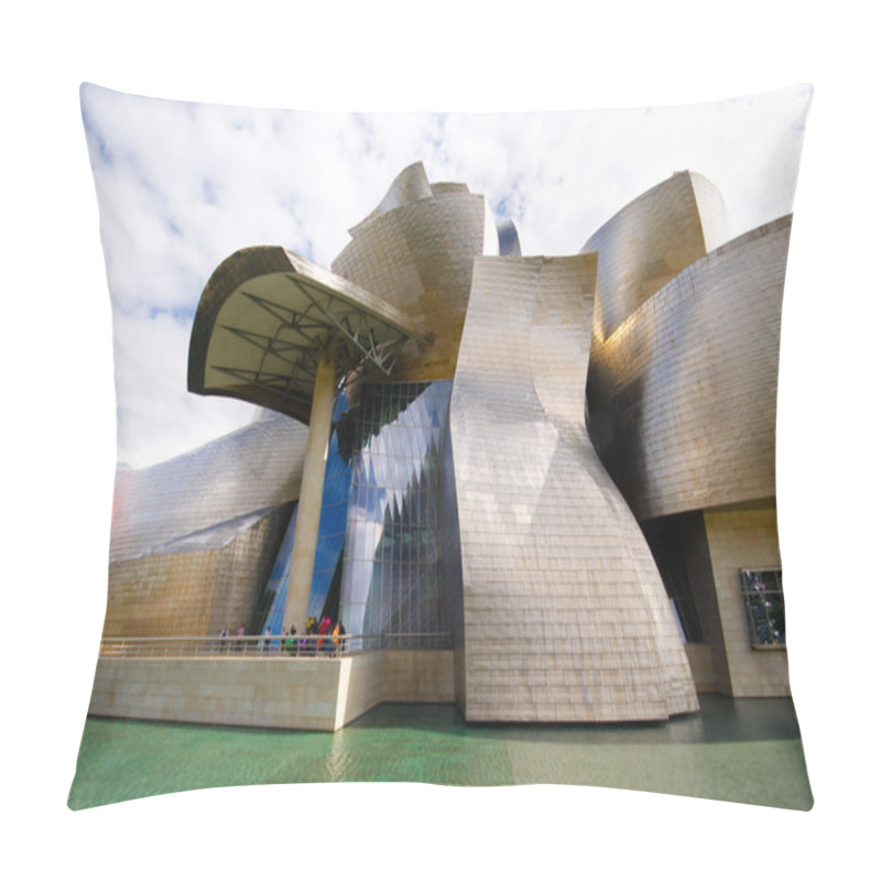 Personality  Guggenheim Museum In Bilbao Pillow Covers