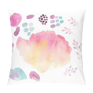 Personality  Watercolor Seamless Pattern With Brush Shapes Pillow Covers