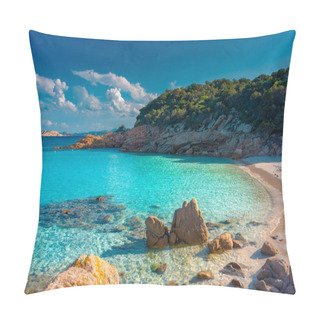 Personality  Amazing Beach Of Spargi Island, Maddalena Archipelago, Sardinia, Italy Pillow Covers