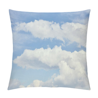 Personality  Peaceful Sky With White Clouds And Copy Space Pillow Covers