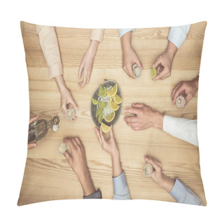 Personality  Friends With Tequila Shots Pillow Covers