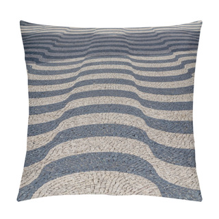 Personality  Waves Of Tiled Floor Pillow Covers