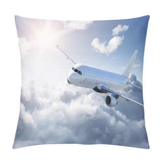 Personality  Airplane In The Sky - Passenger Airliner Pillow Covers