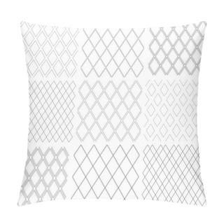 Personality  Seamless Diamonds Patterns Set. Geometric Textures.  Pillow Covers