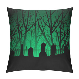 Personality  Creepy Graveyard Pillow Covers