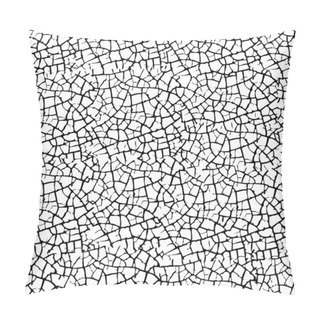 Personality  Seamless Cracked Background. Pillow Covers