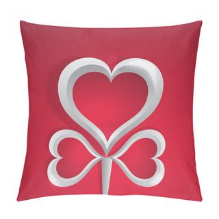 Personality  Vector Background With Hearts. Pillow Covers