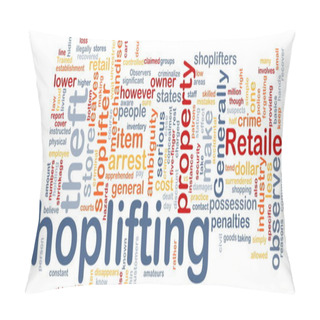 Personality  Shoplifting Background Concept Pillow Covers