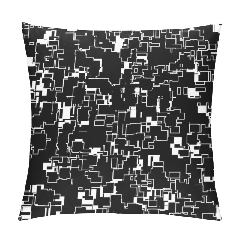 Personality  Repeating Vector  Techno   Background   Pillow Covers