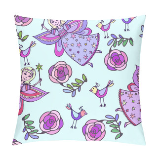 Personality  Vector Graphics, Artistic, Stylized  Seamless Pattern Sketch Ill Pillow Covers