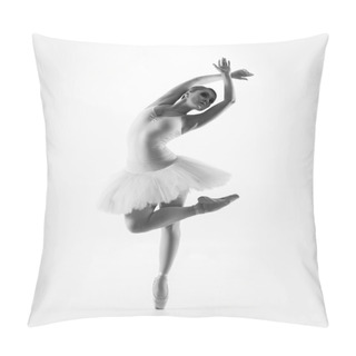 Personality  Female Ballet Dancer In Tutu Pillow Covers