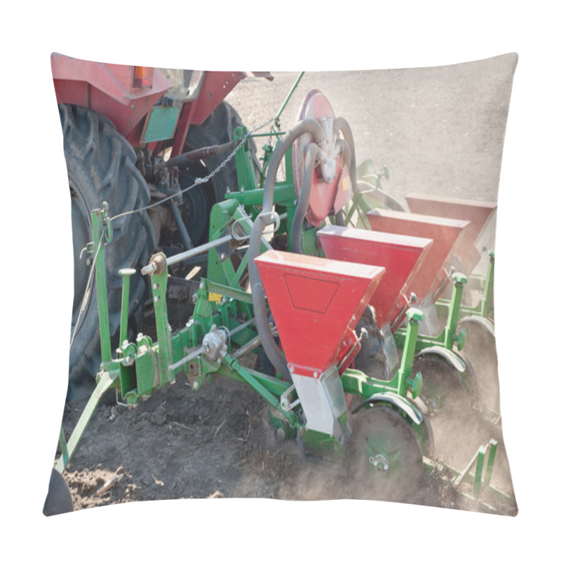 Personality  Tractor And Seeder Pillow Covers