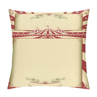 Personality  Vintage Circus Show Pillow Covers