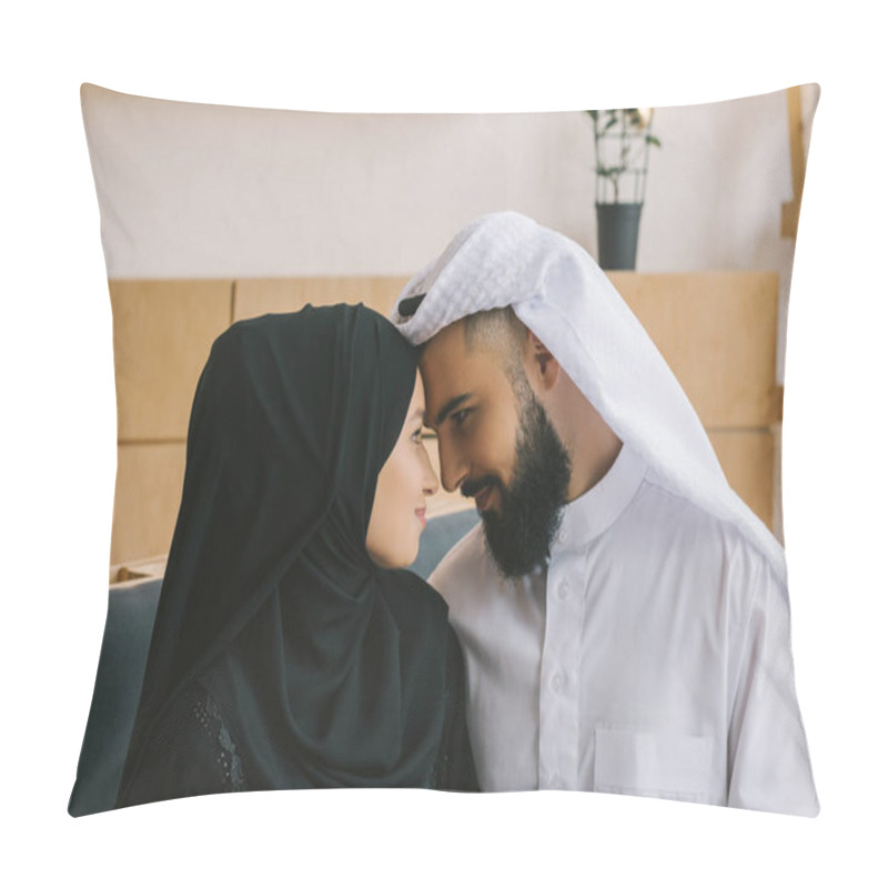 Personality  Muslim Couple In Traditional Clothing Pillow Covers