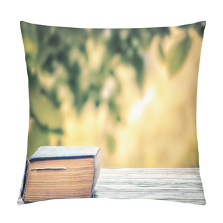 Personality  Book In The Summer Garden Pillow Covers
