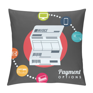 Personality  Payment Design, Vector Illustration. Pillow Covers
