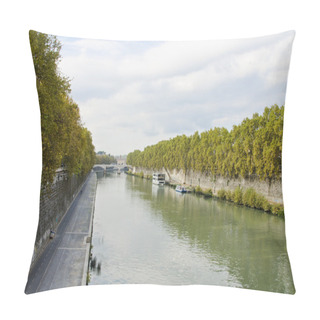 Personality  Tiber River In Rome, Italy Pillow Covers