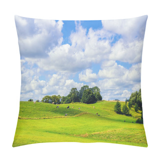Personality  Cows On The Pasture Land Pillow Covers