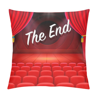 Personality Scene Cinema The End Background. Pillow Covers