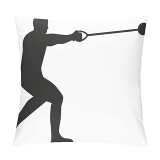 Personality  Hammer Throw Silhouette Pillow Covers