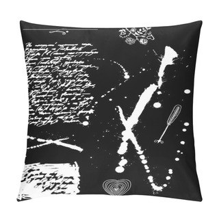 Personality  Retro Styled Letter Elements Pillow Covers