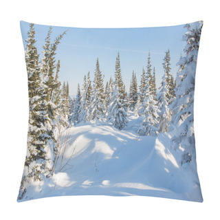 Personality  Beautiful Winter Landscape. Pillow Covers