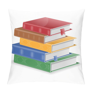 Personality  Stack Of Books Pillow Covers