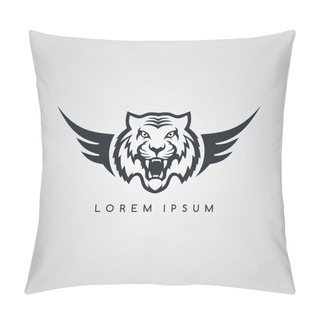 Personality  Tiger Aviator Symbol Logo Pillow Covers