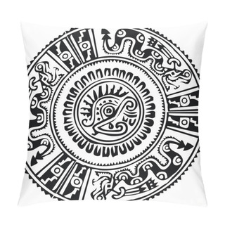 Personality  American Culture Background. Vector Illustration Pillow Covers