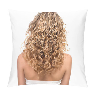 Personality  Girl With Blonde  Hair. Pillow Covers