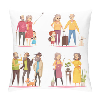 Personality  Longevity 2x2 Design Concept Pillow Covers