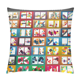 Personality  Mega Collection Business Annual Report Brochure Templates Pillow Covers