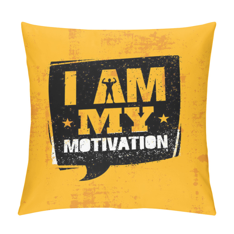 Personality  Banner Of Sport Motivation Pillow Covers