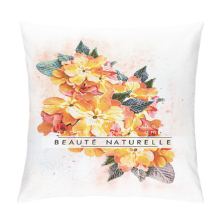 Personality  Floral T-shirt Graphic Pillow Covers