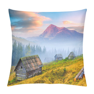 Personality  Carpathian Mountain Valley Pillow Covers