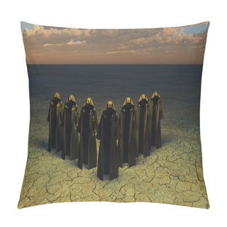 Personality  Hooded Figures Pillow Covers