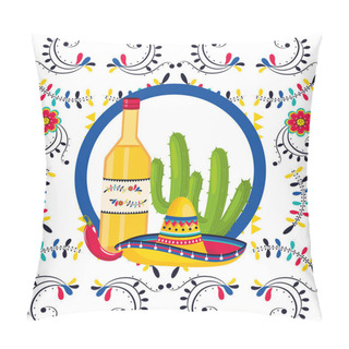 Personality  Mexican Culture Cartoon Pillow Covers