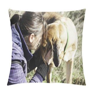 Personality  Dog Bloodhound Field Pillow Covers
