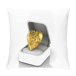 Personality  Yellow Sapphire (high Resolution 3D Image) Pillow Covers