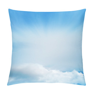 Personality  Blue Sky Background Pillow Covers