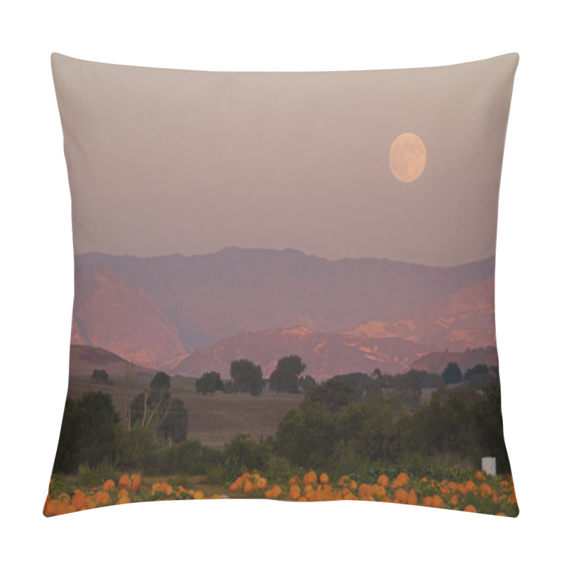 Personality  Harvest Moon over Santa Ynez #2 pillow covers