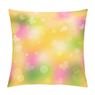 Personality  Fairy Butterfly Bokeh Background Pillow Covers