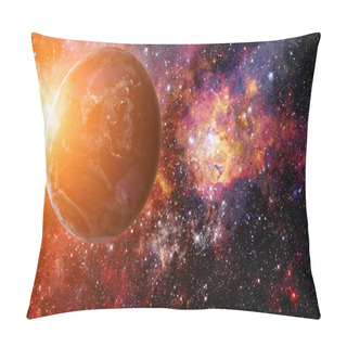 Personality  Beauty Of Earth Sunrise. Elements Of This Image Furnished By NASA Pillow Covers